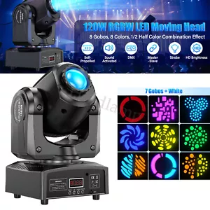 120W LED RGBW Moving Head Gobo Beam Stage Lighting DMX Spot DJ Disco Party Light - Picture 1 of 14
