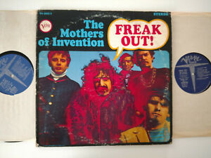 MOTHERS OF INVENTION 2LP FREAK OUT 1971 VERVE V6-5005-2 STEREO ZAPPA HOT SPOT AD