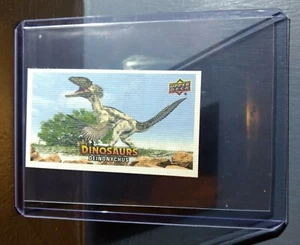 2015 Upper Deck Dinosaurs Canvas Mini Deinonychus #37 Trading Card - Picture 1 of 2