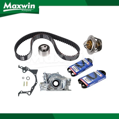 Kit de correia dentada correia dentada bomba de óleo termostato ajuste 98-01 Chevrolet Metro 1.3L L4 - Imagem 1 de 4