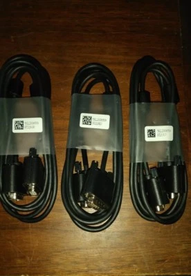 Dell Serial Cables Male to Male 5KL2H06509 for VGA Connection NEW - Image 1 of 2