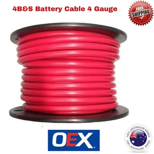 4 B&S Battery Cable 135AMP OEX Copper Wire Various Lengths 4 Gauge Wire - Picture 1 of 10