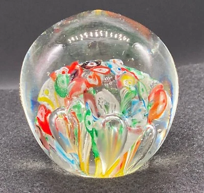 Wales, Japan, colorful art glass paperweight  *Read* Foto 1 de 4