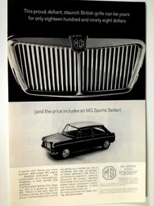 1964 MG Sedan Print Ad - Picture 1 of 2