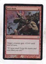 Magic MTG Worldwake: Foil: Bull Rush