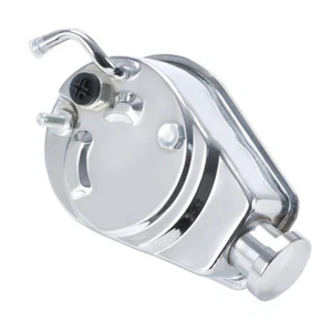 Bomba de dirección asistida plateada para Chevrolet GM Saginaw serie P tapa de aluminio Billet - Imagen 1 de 12