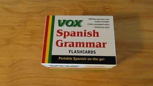 VOX Spanish Grammar Flashcards - Sealed  - Picture 1 of 2