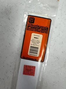 Plastruct 90641 0,020" x 1-1/4" / 0,5mm x 31,8mm Styrolstreifen 5 Stück NOS STS-2 - Bild 1 von 2