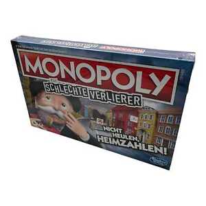 Hasbro Monopoly für schlechte Verlierer, Brettspiel ab 8 Jahren, E9972100, NEU
