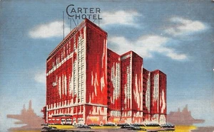 Carter Hotel 9th Prospect Ave Playhouse Square Cleveland,OH Vtg 1940's Postcard  - Picture 1 of 2