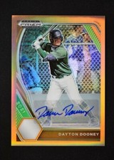2021 Prizm Draft Picks Base Auto Neon Orange #PDP-169 Dayton Dooney /20