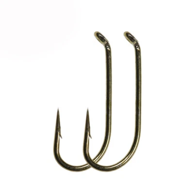 200PCS Fly Fishing Fly Tying Hooks Dry Nymph Wet Shrimp Jig Hook Carbon Steel - Image 1 of 4