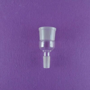 Adaptador de vidrio de laboratorio superior 50/42 hembra inferior 24/40 macho - Imagen 1 de 1