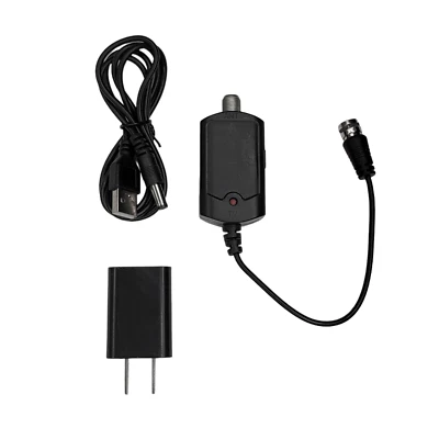 HDTV Antenna Amplifier Signal Booster TV High Gain Indoor VHF UHF Channel Boost - Image 1 of 4