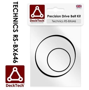 Correas de repuesto DeckTech para Technics Cassette Deck RS-BX646 RSBX646 RS BX646 - Imagen 1 de 3