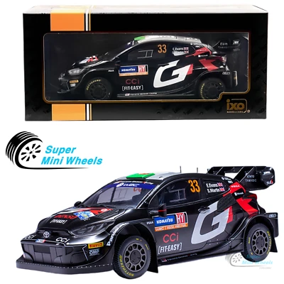 Ixo Models 1:18 Toyota GR Yaris Rally1 #33 E.Evans – S.Martin Rally Sweden 2024 - Image 1 of 2