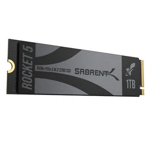 SSD NVMe SABRENT Rocket 5 1 To Advanced Performance M.2 PCIe GEN 5 14 Go/s - Photo 1/6