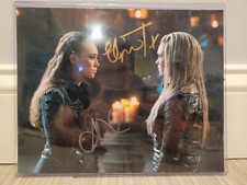 The 100 Eliza Taylor Alycia Debnam Carey Clarke and Lexa Signed 8x10 Print