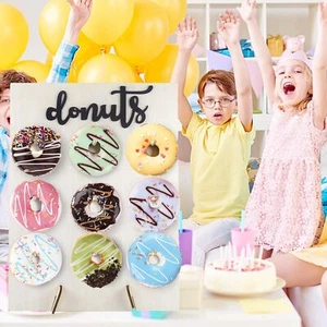 Wall Donut Display Board Reusable Doughnuts Stand for Wedding Birthday Decor - Picture 1 of 7