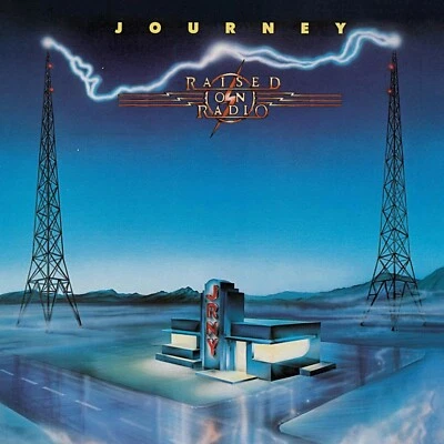 JOURNEY Raised On Radio BANNER 2x2 Ft Fabric Poster Tapestry Flag album cover - Image 1 of 3