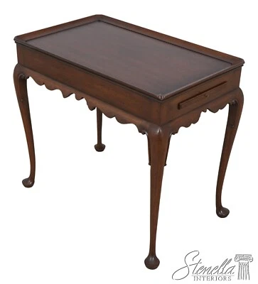 60046EC: Mesa de té colonial Williamsburg caoba Kittinger CW-8 Foto 1 de 4