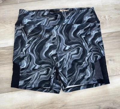 Victorias Secret PINK Graphic Bike Short High Waist Mesh Pocket Size XL NEW - Image 1 of 4