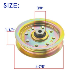 1 polea de ralentí plano para MTD Cub Cadet 753-08171 756-04129C 956-04129 956-04129C - Imagen 1 de 7