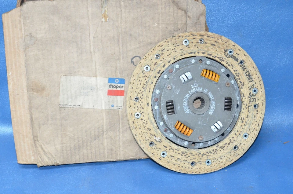 Placa de disco de fricción embrague láser Chrysler Mopar 1985 OEM 1990-95 Voyager II NUEVO DE STOCK Foto 1 de 4