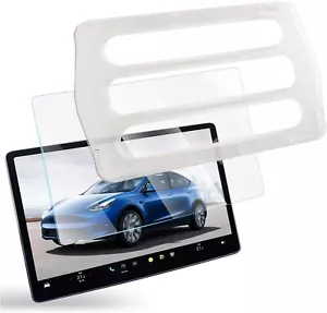 Crystal Clear Tempered Glass Touch Screen Protector for Tesla Model 3 Model Y - Picture 1 of 6