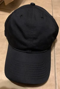 Nike Dri-Fit Heritage-86 Golf Black w/ White Swoosh Blank Hat Cap NEW w/ Tag - Picture 1 of 5