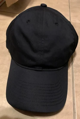 Nike Dri-Fit Heritage-86 Golf Black w/ White Swoosh Blank Hat Cap NEW w/ Tag - Image 1 of 4