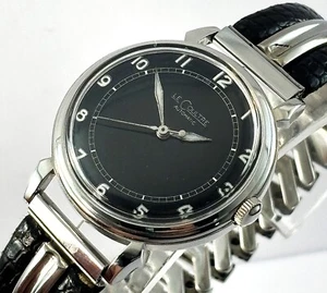 Vintage LeCoultre Stainless Steel Bumper Automatic Mens Watch Cal. 476/2 1950s - Picture 1 of 12