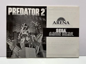 Notice Sega Game Gear - Predator 2 - Instruction Booklet - Imagen 1 de 2