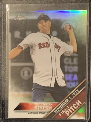2016 Topps Chrome Jordan Spieth First Pitch Boston Red Sox # FPC-5 Mint 🔥🔥 - Image 1 of 2