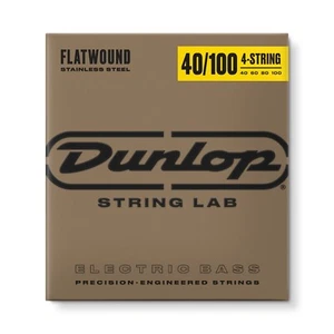 Cuerdas de bajo Dunlop DBFS40100 de acero inoxidable con cuerda plana; escala larga 40-100 - Imagen 1 de 2