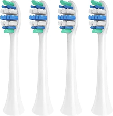 Replacement Toothbrush Heads Compatible with Phillips Sonicare Snap-on 4 Pack - Image 1 of 4