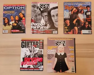 Vintage 90's Grunge Music Magazines, Lot of 5 - Picture 1 of 6