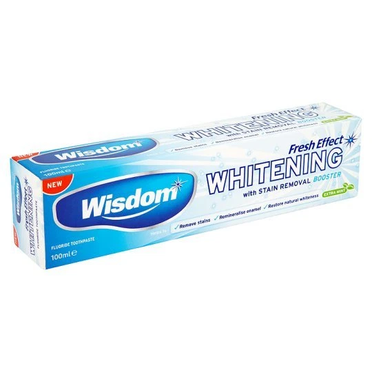 WISDOM WHITENING FRESH EFFECT TOOTHPASTE - 100ML - Image 1 of 1
