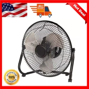 360 Degree Pivot 3 Speed Steel Wall Mount or Floor Fan Portable Personal Cooling - Picture 1 of 6