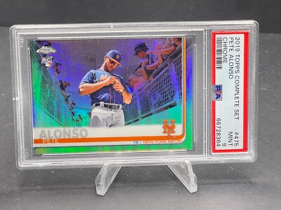 2019 PETE ALONSO TOPPS CHROME FACTORY SET REFRACTOR RC #475 PSA 9 MINT RC HOT! - Image 1 of 2