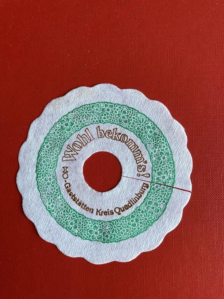 1 Pilsdeckchen/Tropfdeckchen Original DDR - Bild 1 von 1