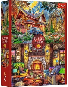 NEU Trefl Puzzle 2x500 Teile 10+ Alter Bergtrip - Bild 1 von 3