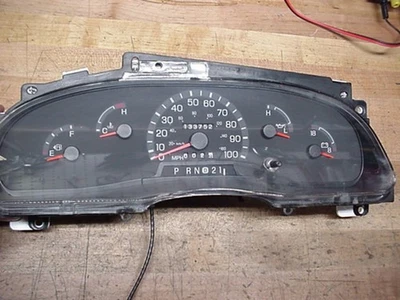 2001 Ford Econoline E150 E250 instrument gauge cluster speedometer 133k miles - Image 1 of 4