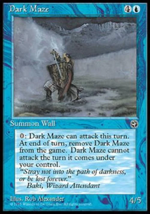Dark Maze (2) - Medium Play MTG Homelands - Image 1 of 1