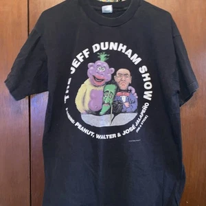 vintage late 90’s THE JEFF DUNHAM SHOW single stitch double sided tee shirt XL - Picture 1 of 8