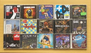 Punk Pop CD Job Lot - Green Day, Offspring, +44, Good Charlotte, Jimmy Eat World - Picture 1 of 12