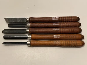 5er Set Vintage Sears Handwerker Drechselmeißel 14-15" lang USA - SCHÖN - Bild 1 von 9