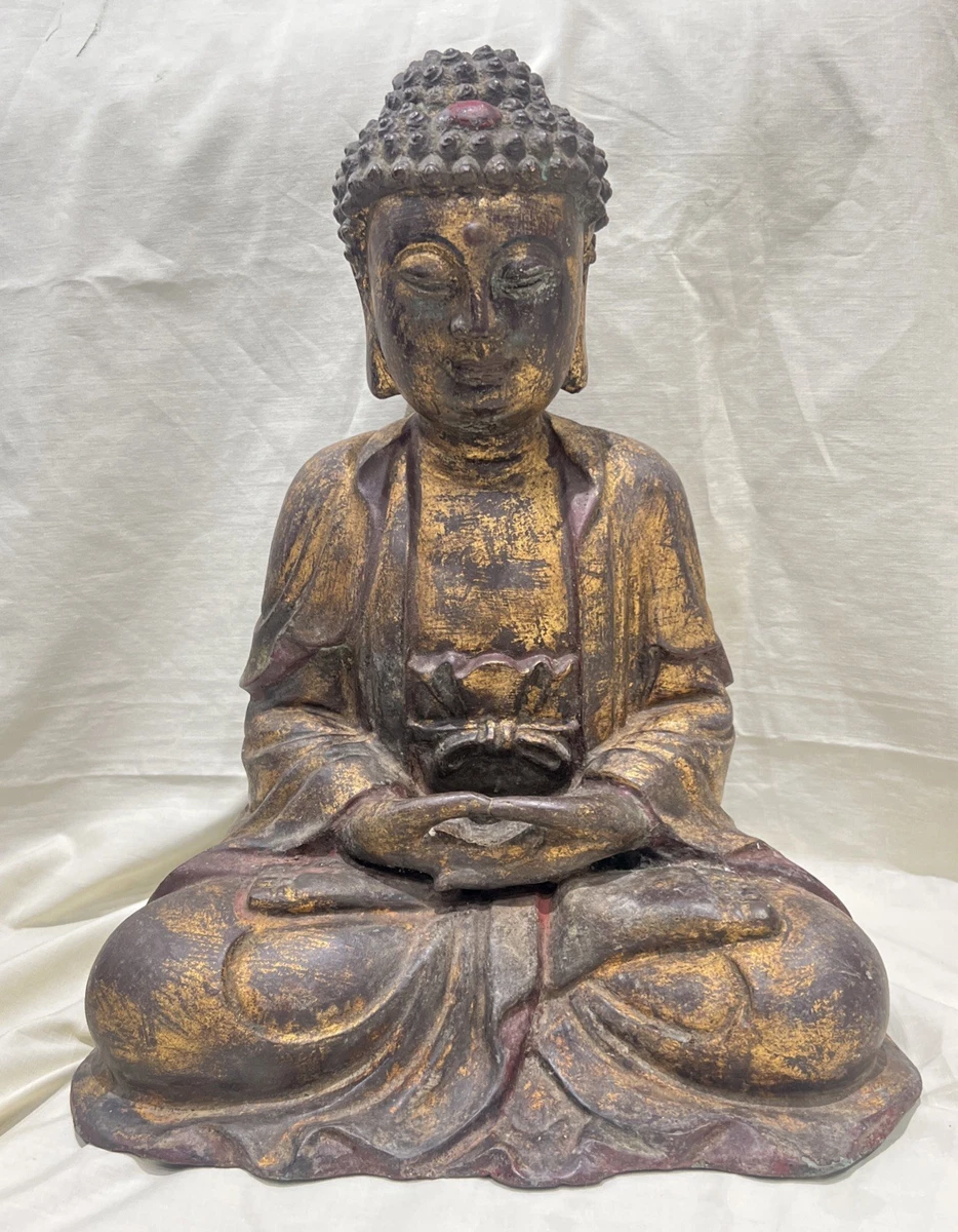 古董原始中国风青铜佛像和雕像| eBay