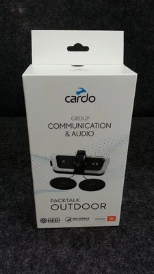 CARDO Packtalk Outdoor Helmet Communication System White * - Image 1 of 4