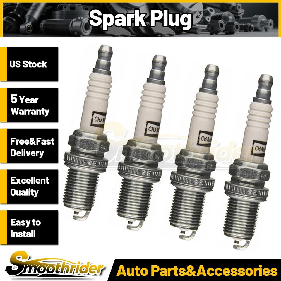 Свеча зажигания впускная боковая для Nissan 200SX 1984-1987 1988 Champion 4 шт - Изображение 1 из 4